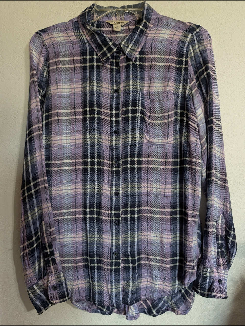 Lucky Brand Women's Button Down With Back Detail